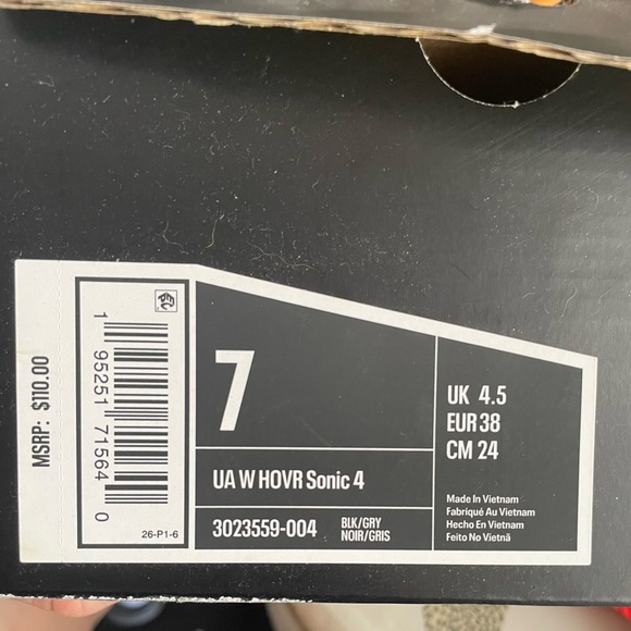 Under Armour Women’s HOVR Sonic 4 Running Shoe size 7 - Picture 7 of 7